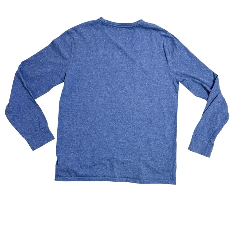 Polo Ralph Lauren Blue‎ Long Sleeve V Neck Shirt Men’s Size M